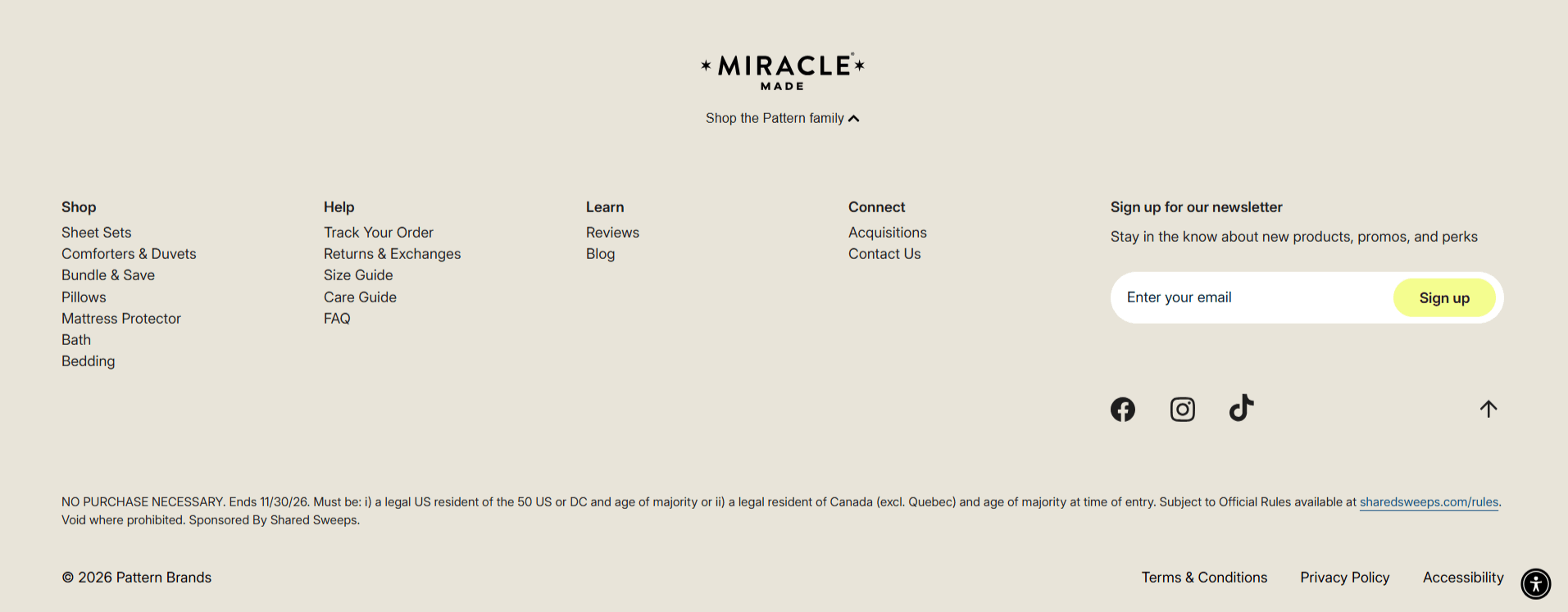 Miracle Made Sheets